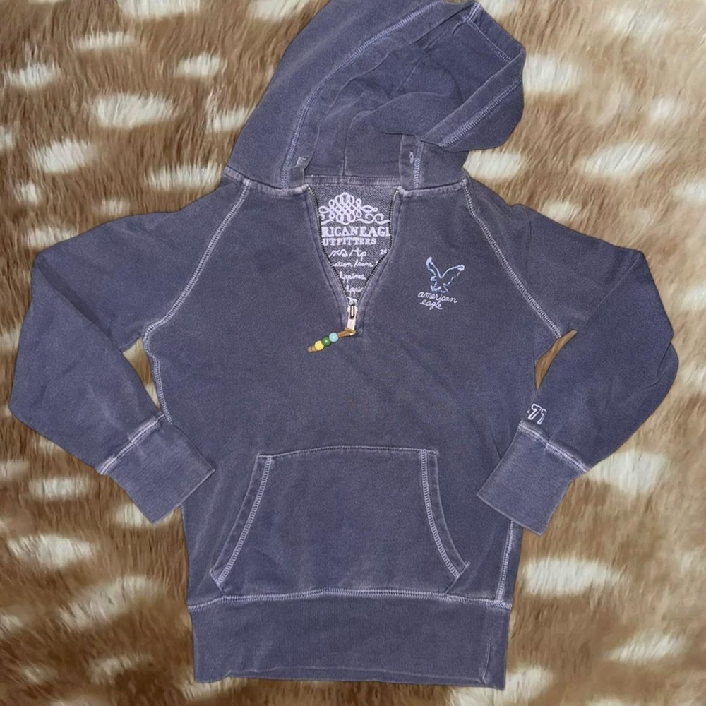 Vintage 2000s American Eagle Quarter Zip Hoodie